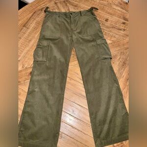 Sanctuary Standard Surplus pants in olive/army green- size large - very soft